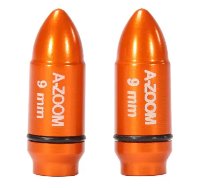 Vybíjecí, cvičný náboj A-Zoom lakovaný 9mm Luger. Cena za 2ks